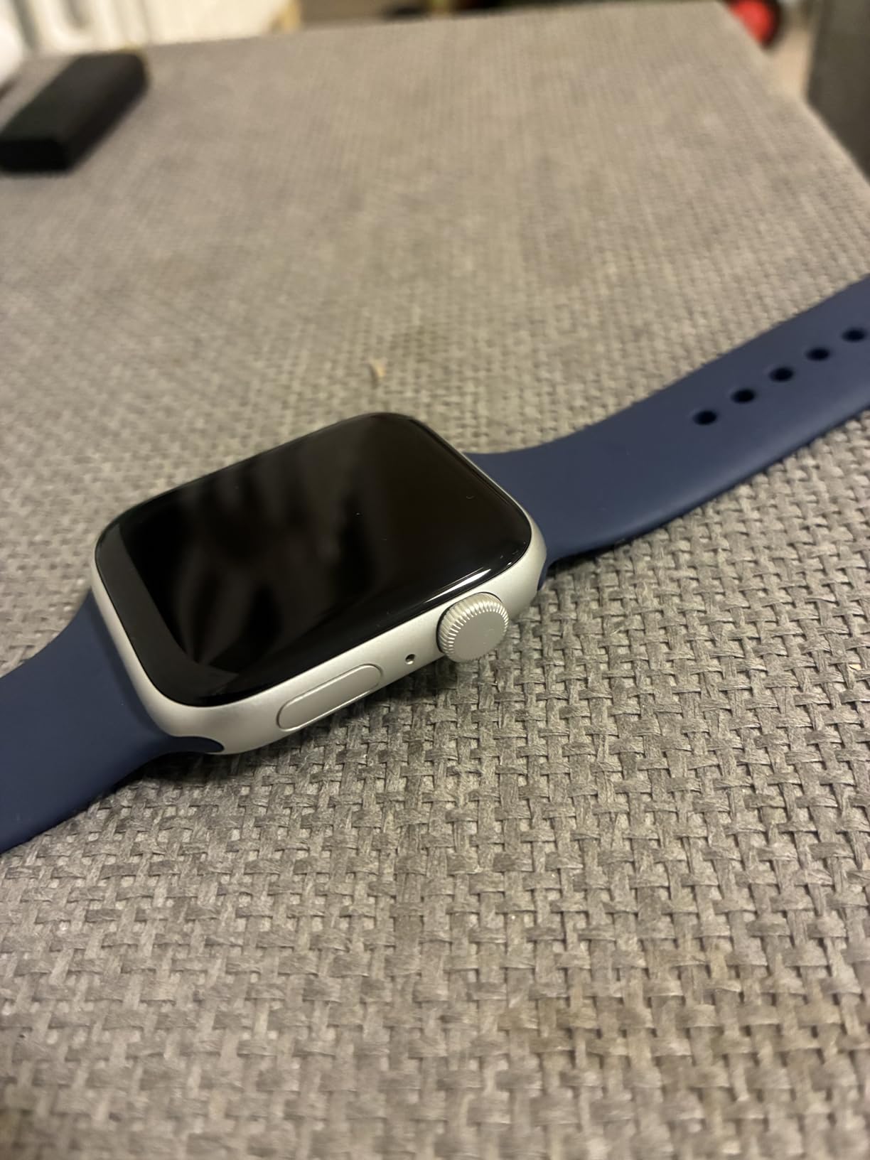 Apple Watch SE 2 gen GPS 44 mm smartwatch argento denim S/M