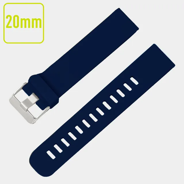Reflex Active Spectra cinturino smartwatch 20mm silicone blu navy