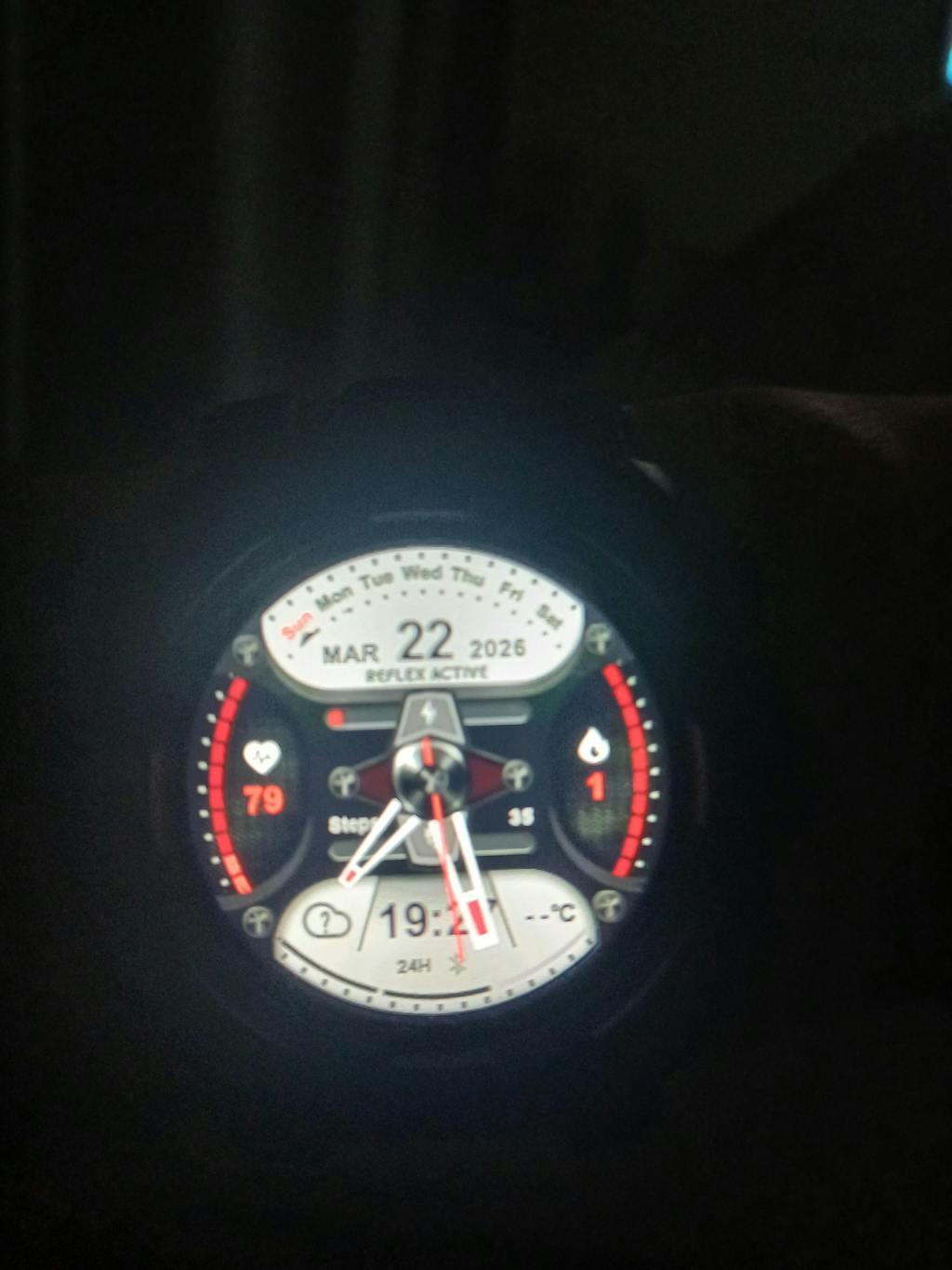 Reflex Active Nexus 100 R XL smartwatch nero silicone sport