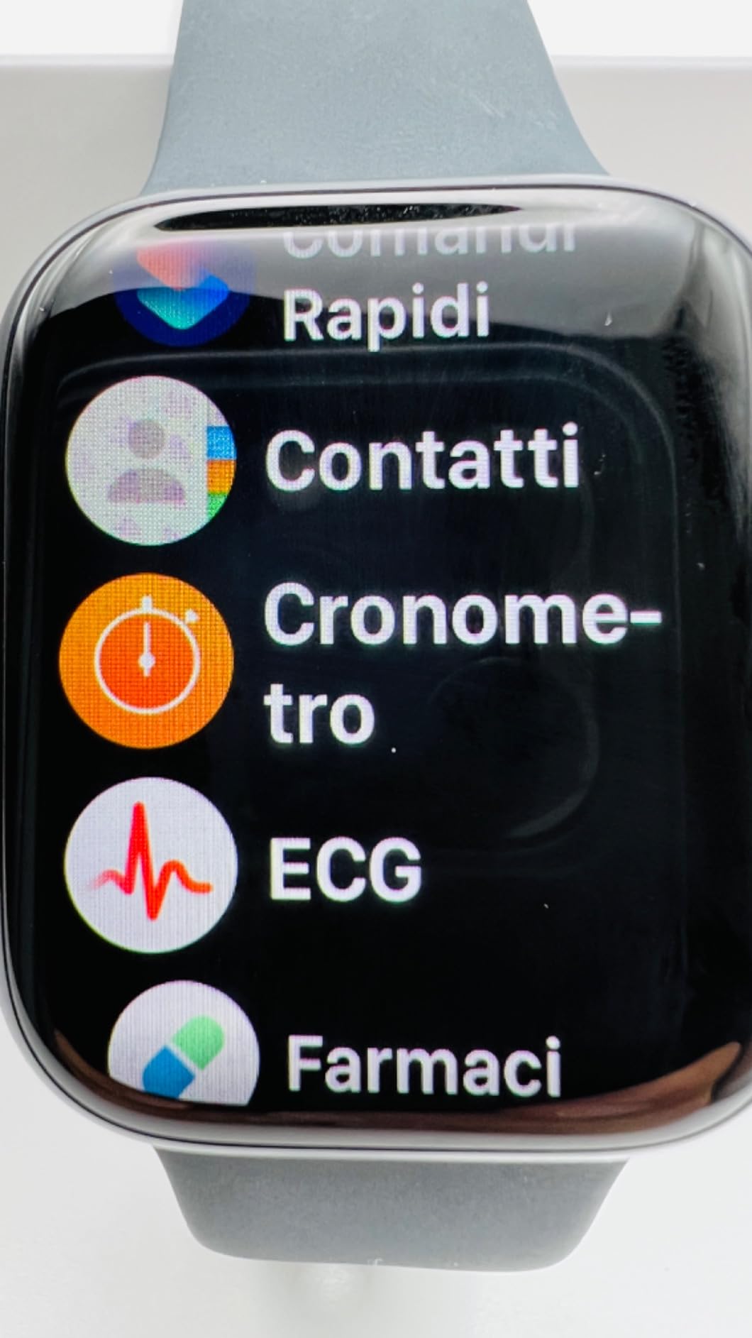 Apple Watch Series 8 GPS+Cellular 45 mm smartwatch Mezzanotte ossigeno