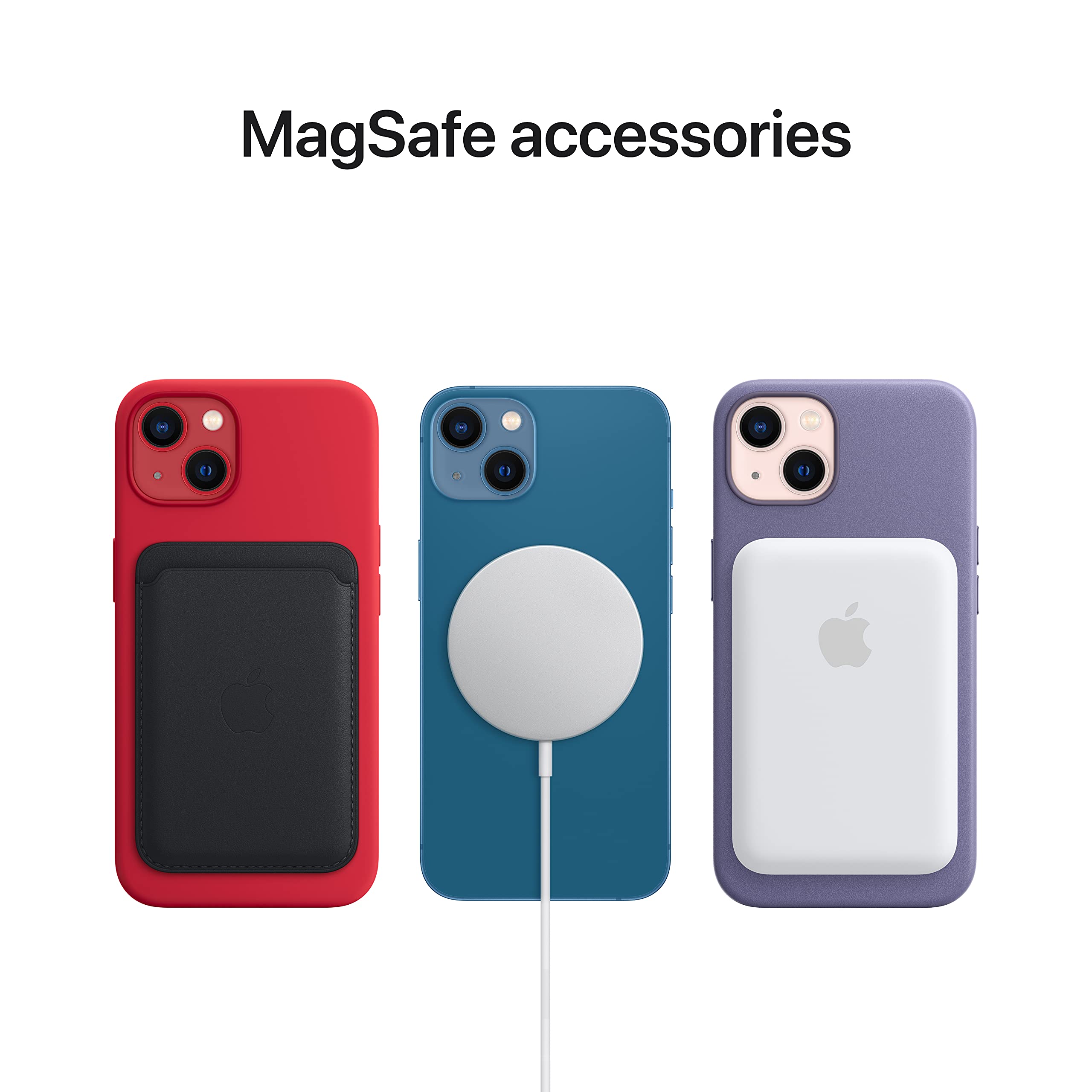 Apple Custodia pelle MagSafe cover iPhone 13 mezzanotte