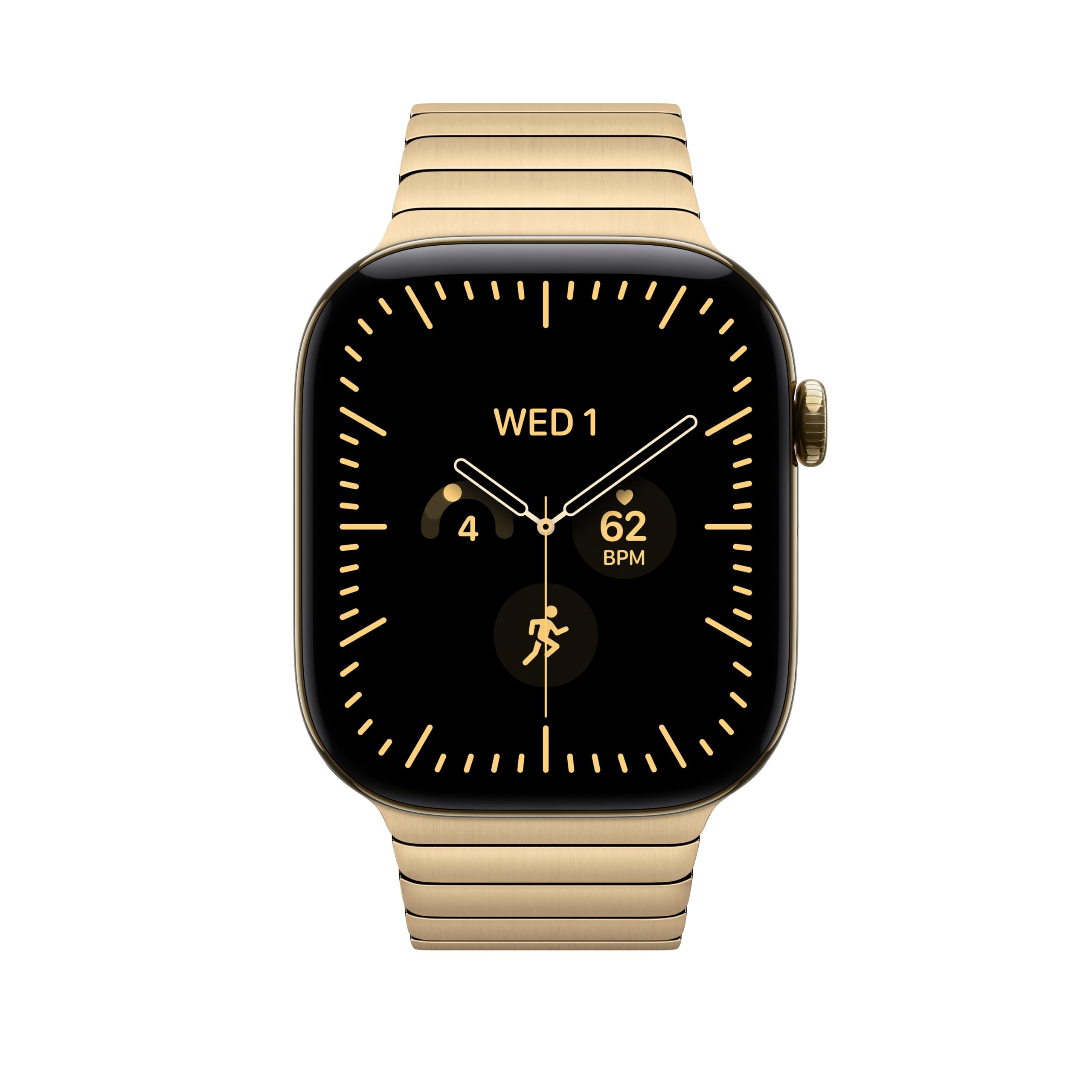 Apple Watch Bracciale a maglie 46 mm cinturino oro brillante acciaio