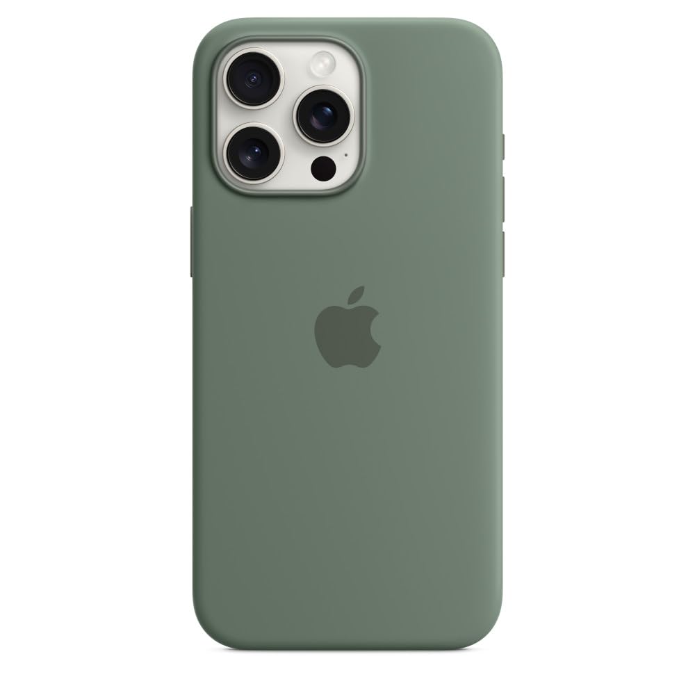 Apple iPhone 15 Pro Max custodia silicone Cipresso MagSafe