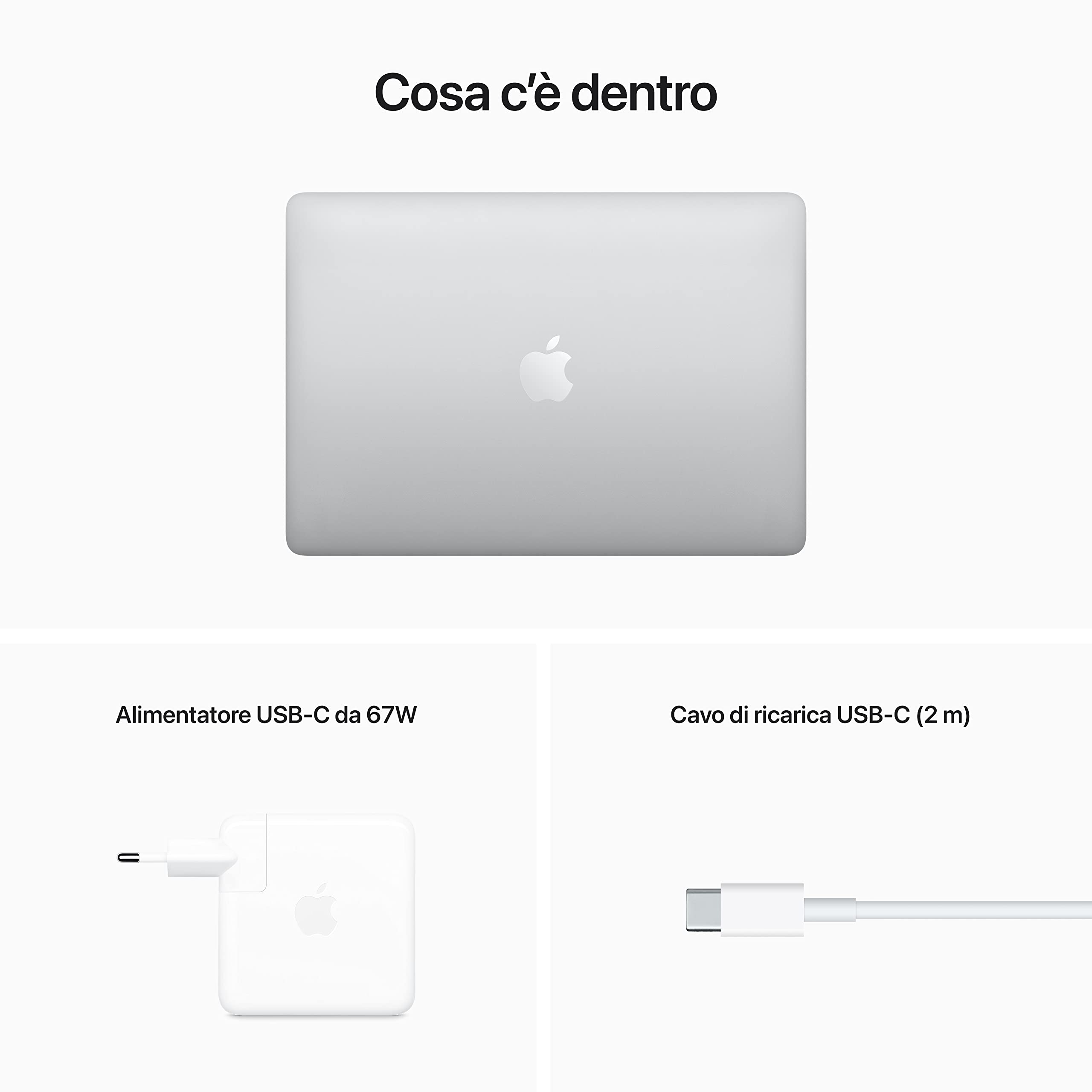 Apple MacBook Pro 13 M2 portatile 8GB 512GB argento