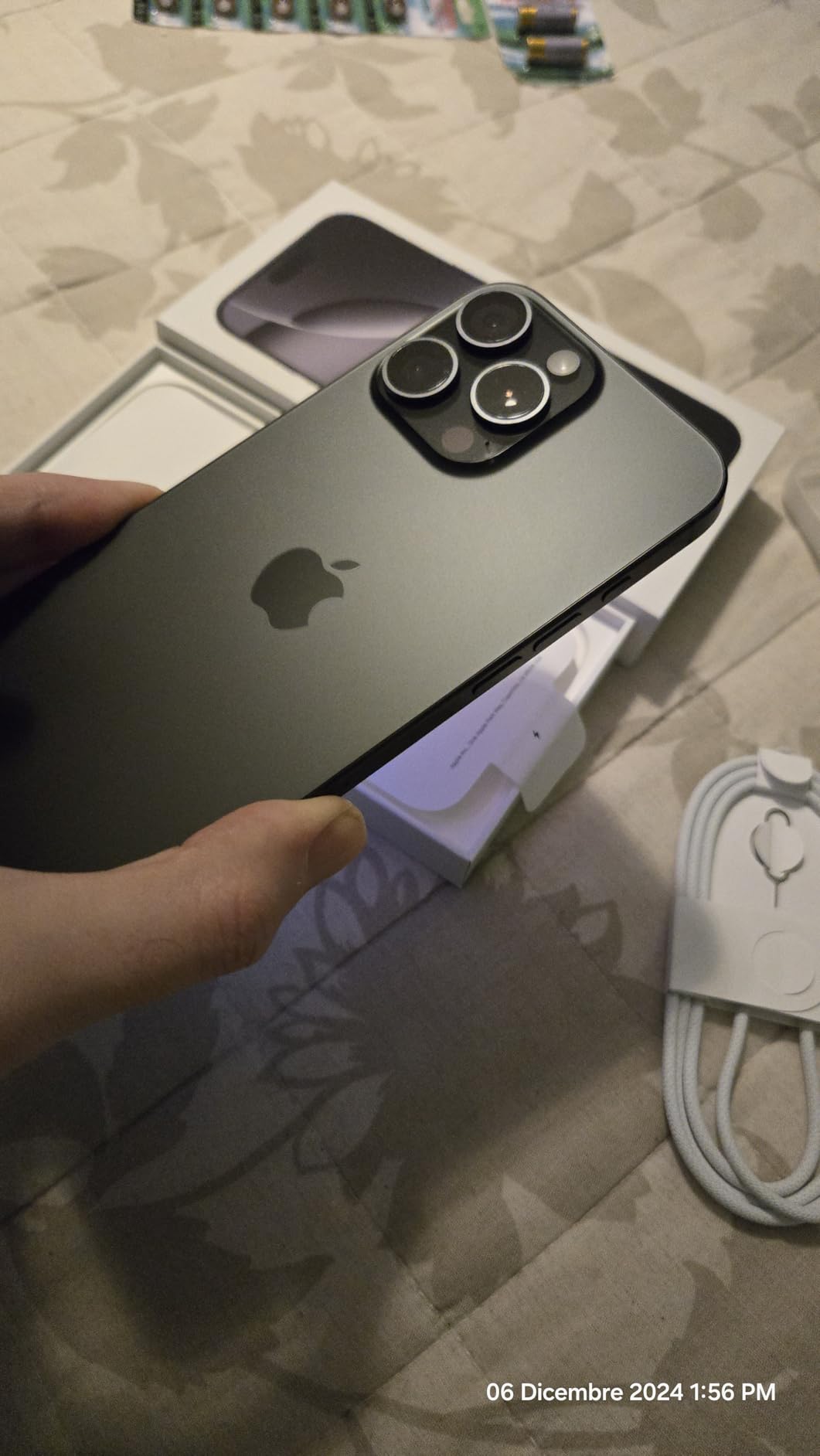 Apple iPhone 16 Pro Max smartphone 256 GB titanio naturale 5G