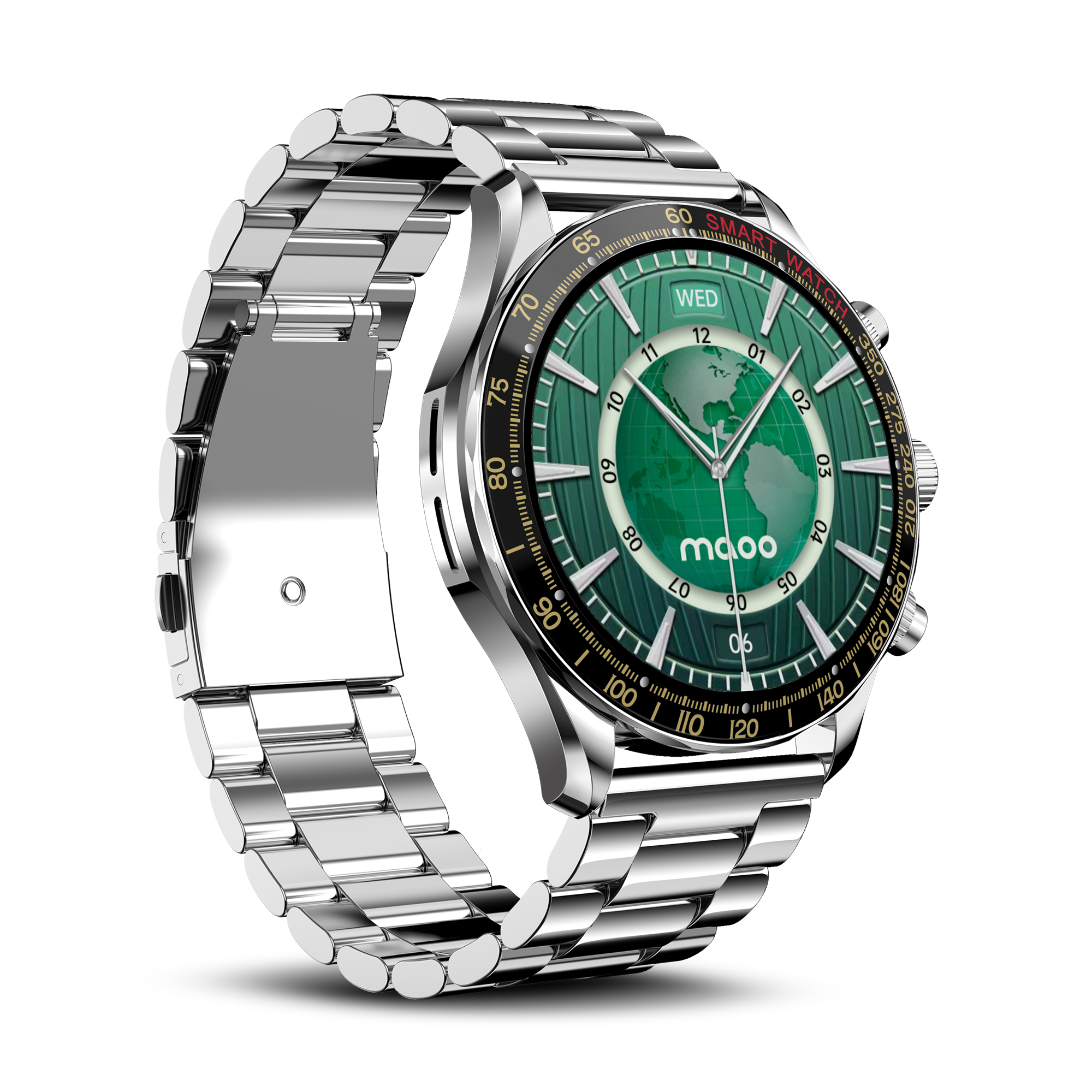 Maoo Titan Zilver smartwatch uomo AMOLED