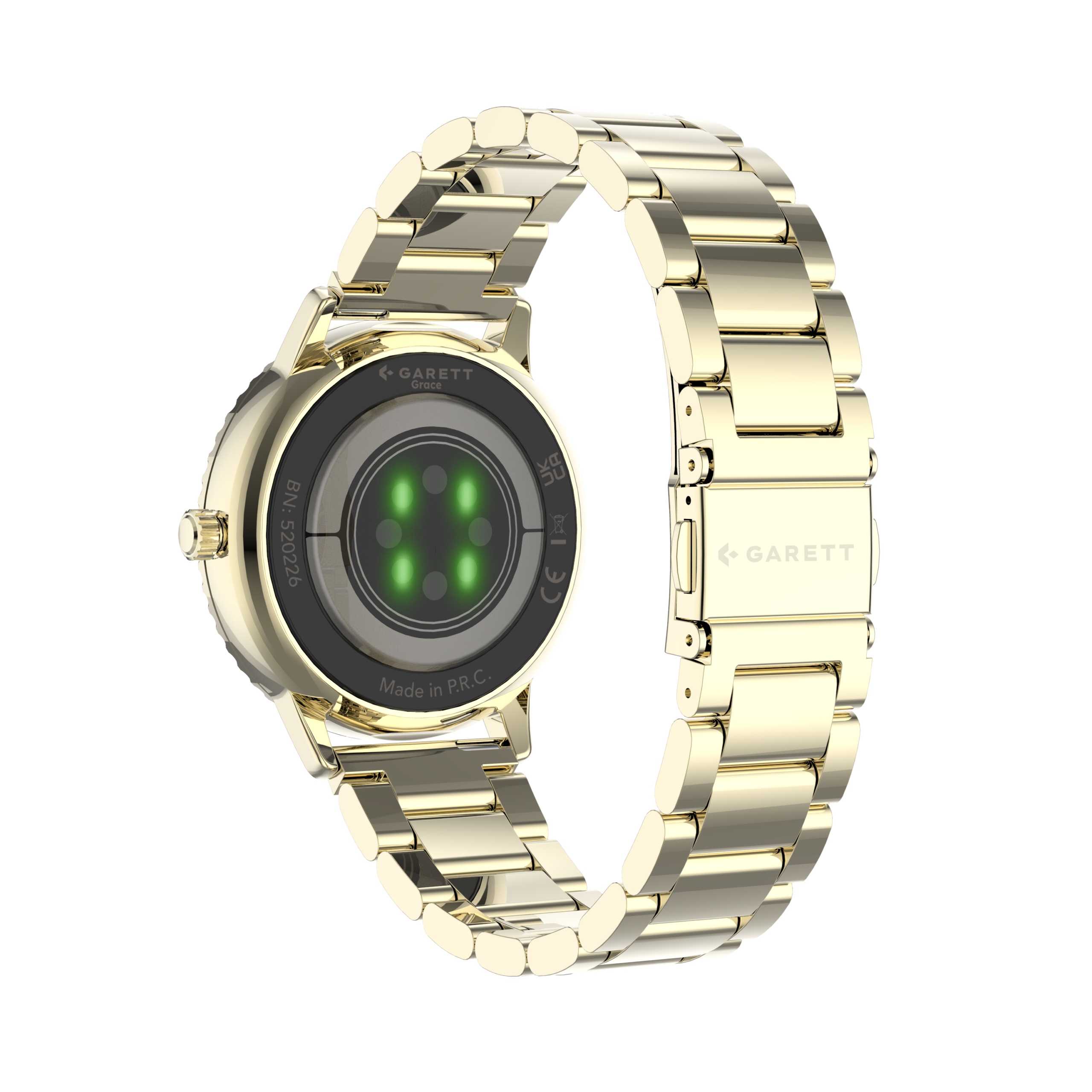 Garett Grace smartwatch oro acciaio AMOLED