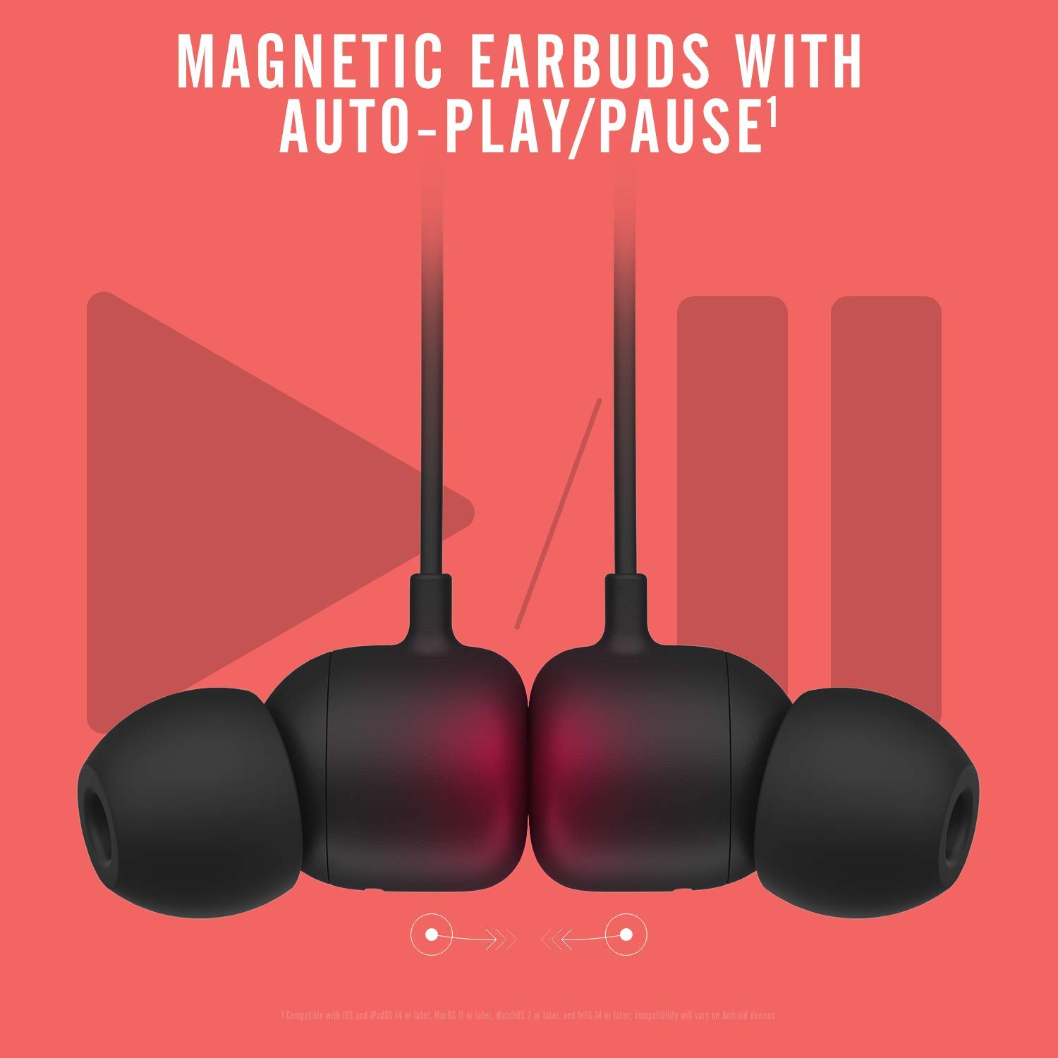 Beats Flex auricolari wireless nero 12 ore bluetooth