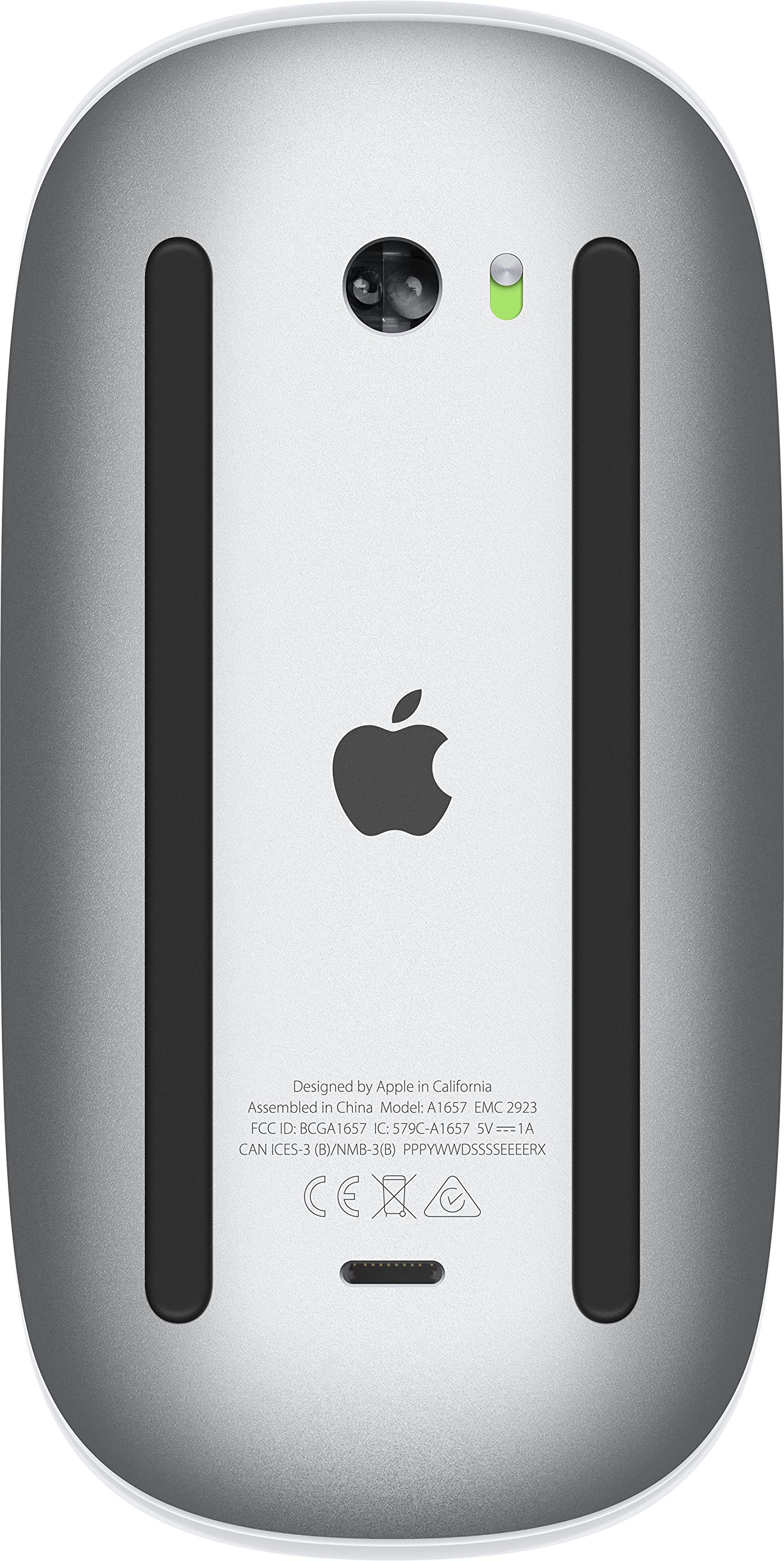 Apple Magic Mouse mouse bluetooth bianco ricaricabile Lightning
