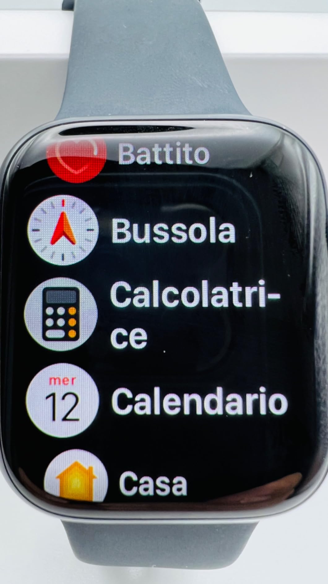 Apple Watch Series 8 GPS+Cellular 45 mm smartwatch Mezzanotte ossigeno
