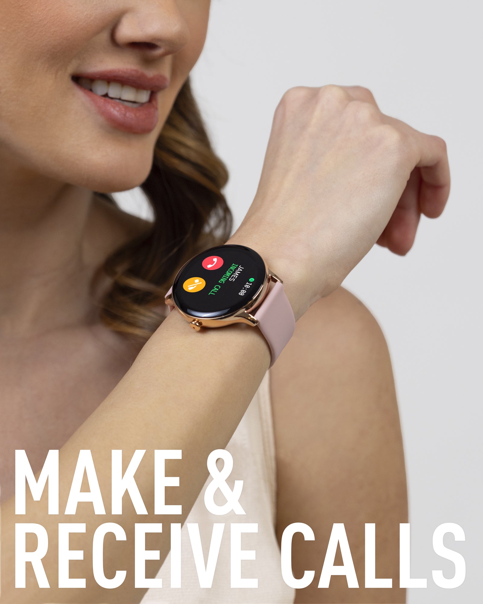 Reflex Active Nexus 100 R smartwatch rosa 42mm chiamata